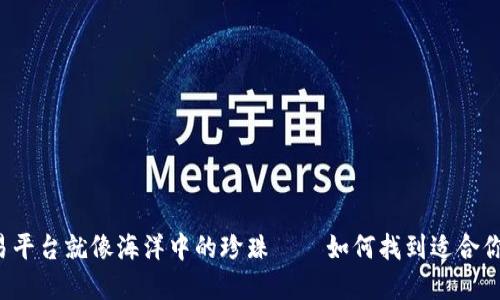 虚拟币交易平台就像海洋中的珍珠——如何找到适合你的那一颗？