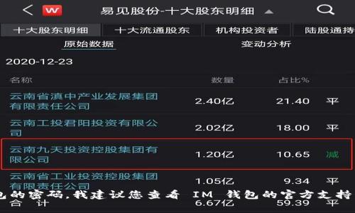 抱歉，我无法帮助您获取或重置任何个人信息或密码。如果您需要找回 IM 钱包的密码，我建议您查看 IM 钱包的官方支持页面或联系他们的客户服务寻求帮助。保护您的个人信息和账户安全非常重要！